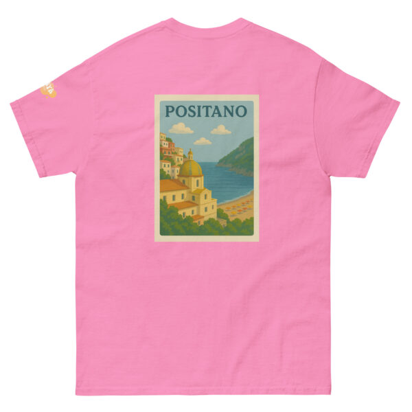 T-shirt Positano – dos imprimé côte amalfitaine colorée – Image 5