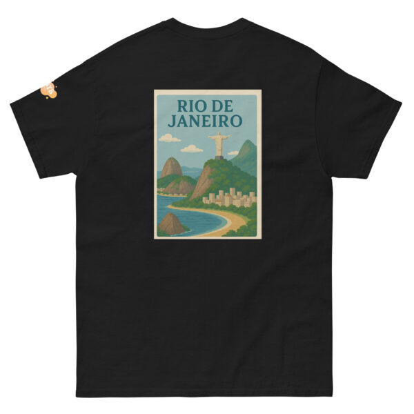 T-shirt Rio de Janeiro – dos imprimé plage et danse