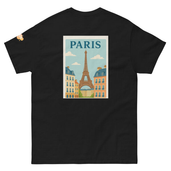 T-shirt Paris – dos imprimé Tour Eiffel