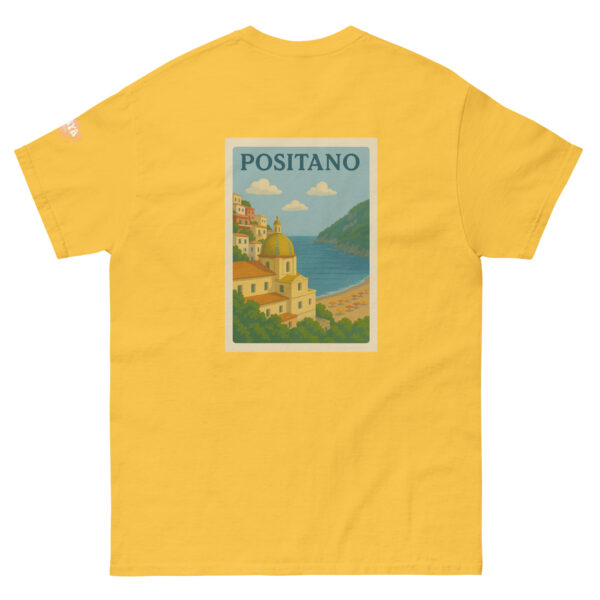 T-shirt Positano – dos imprimé côte amalfitaine colorée – Image 7