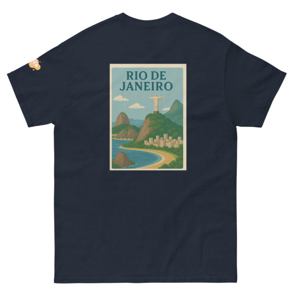 T-shirt Rio de Janeiro – dos imprimé plage et danse – Image 3
