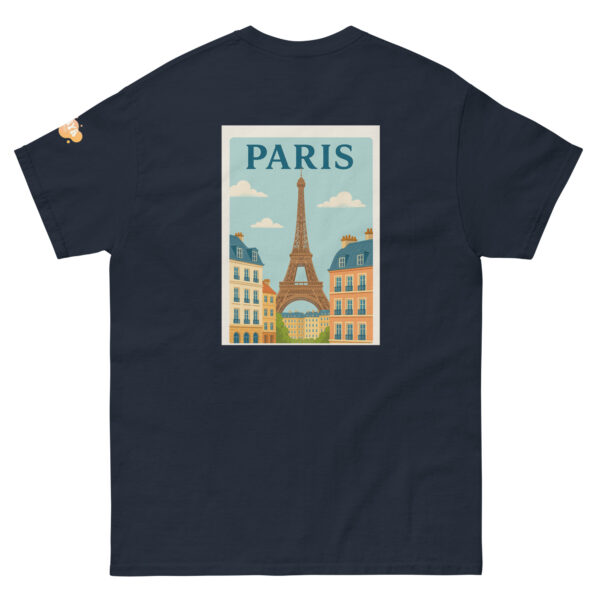 T-shirt Paris – dos imprimé Tour Eiffel – Image 3