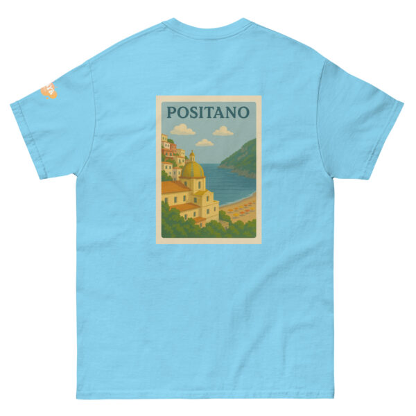 T-shirt Positano – dos imprimé côte amalfitaine colorée – Image 9